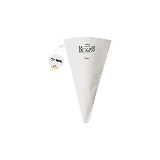 Sacca da pasticcere riutilizzabile in cotone con rivestimento speciale sintetico al 100%, superfice gommata per una buona presa, adatto per uso alimentare, resistente alla bollitura. Resistente alla temperatura fino a 60 °C Dimensioni: 34 cm di lunghezza, Capacità 1000 ml. In negozio e online su tuttochic.live