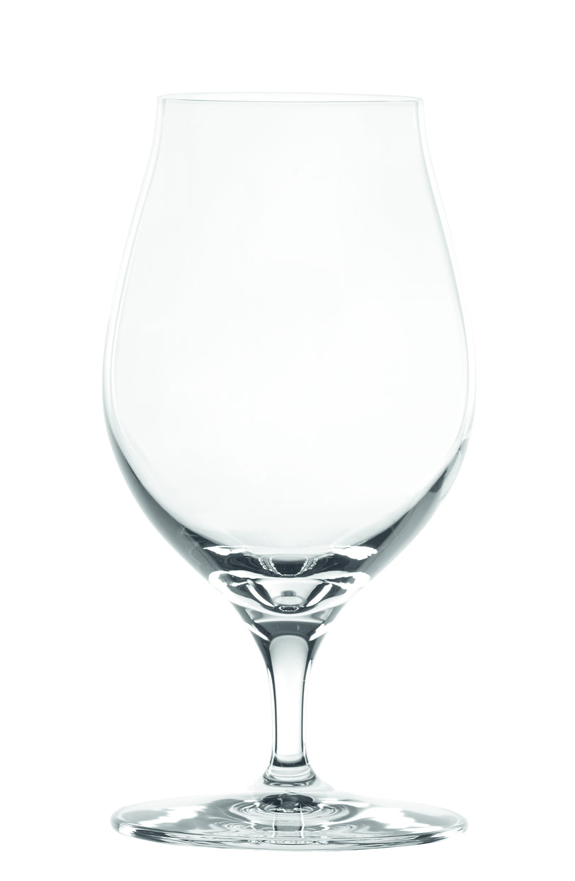 Set di 4 calici da birra artigianale invecchiata in botte in vetro cristallino. I bicchieri da birra classici di Spiegelau migliorano il piacere di bere birra. Dimensioni: mm 90 x 175 h - Capacità: 480 ml Lavabile in lavastoviglie. In negozio e online su tuttochic.live
