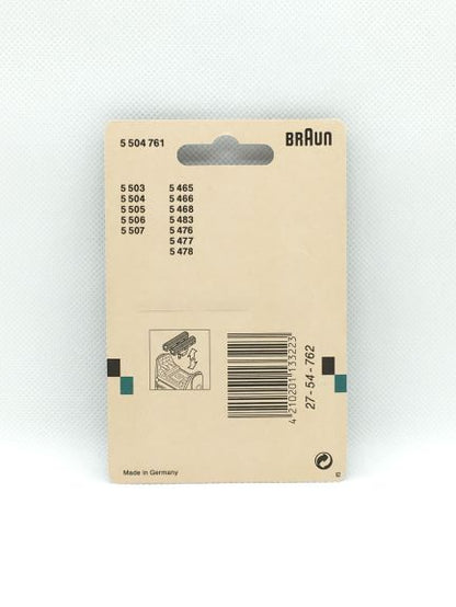 Blocco coltelli 504 per rasoi Braun Flex Integral adatto ai seguenti modelli: 5525-5550-5515-5510-5015-5316-5315-5314-5005-5000-5414-5415-5416. In negozio e online su tuttochic.live