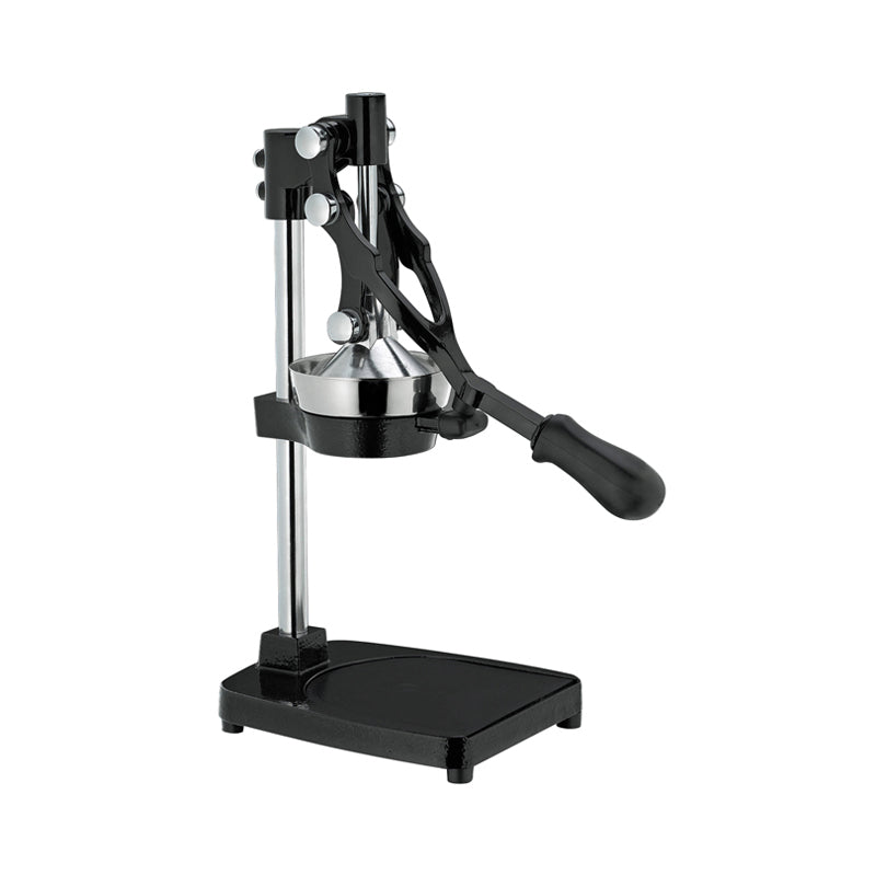 Spremiagrumi multifunzionale, specialmente per melograni. Qualità professionale robusta realizzato in zinco pressofuso. L'imbuto e la pigna sono realizzati in acciaio inox. Funzionamento facile, grazie all'azione efficace della leva. Con piedini in gomma antiscivolo. In negozio e online su tuttochic.live