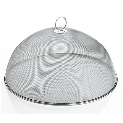 Protezione efficace per tenere lontano mosche, insetti o zanzare. Ideale per mantenere i cibi freschi e puliti dentro e fuori casa. Materiale Acciaio inox Dimensioni: cm Ø 35 x 16,5 h. In negozio e online su tuttochic.live