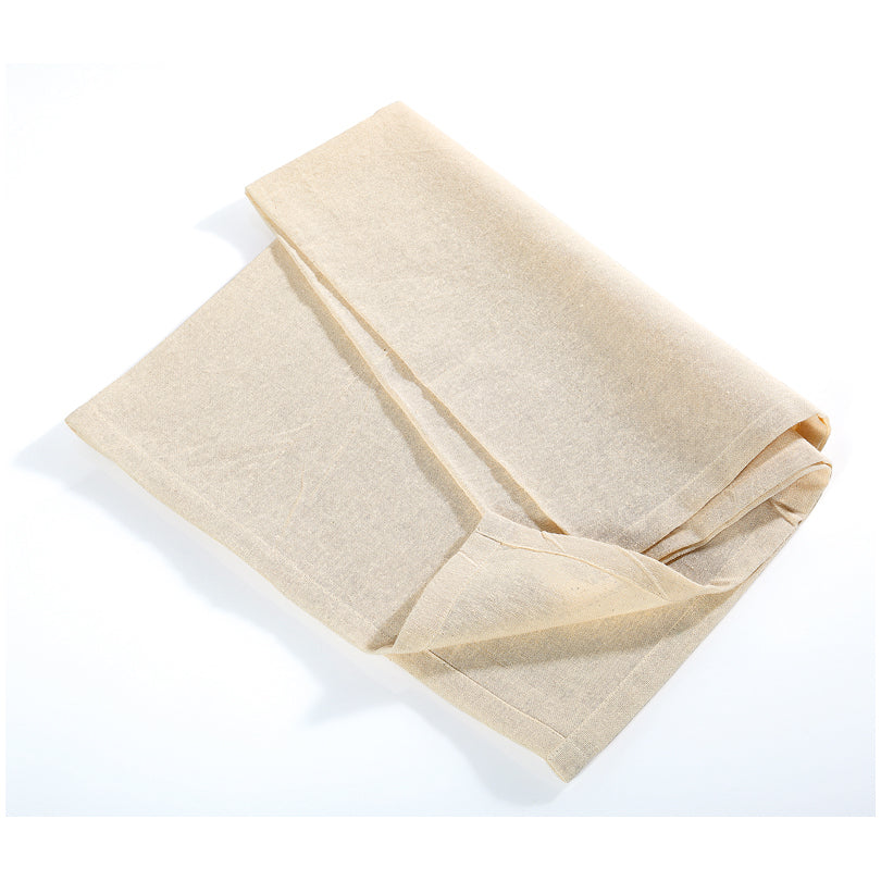 Il canovaccio filtrante KÜCHENPROFI, realizzato in cotone naturale, è un'aiutante indispensabile in cucina. Permette di chiarificare il brodo, di estrarre succhi o di preparare il latte vegano o formaggio fatto in casa. A prova di strappo e riutilizzabile. Lavabile a 60°C. In negozio e online su tuttochic.live