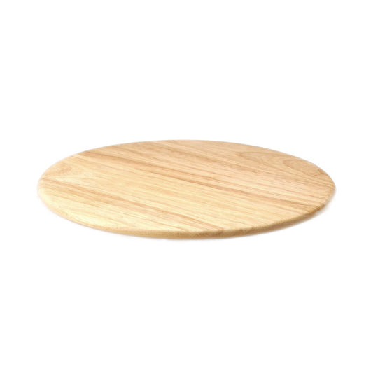 Pratico piatto girevole, realizzato in legno di albero di gomma, dal design elegante con cuscinetto a sfera in metallo robusto. Ideale come piatto di formaggi, piatto da torta, ecc. Dimensioni: diametro cm 30 x 3,5h. In negozio e online su tuttochic.live