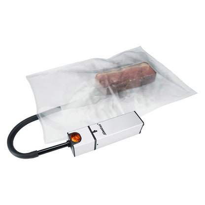 Ideale per aromatizzare alimenti come il prosciutto, il formaggio o la carne. Dotato di un tubo da 25 cm per l'affumicatura in contenitori o sacchetti chiudibili. Adatto anche per aromatizzare alimenti con té o erbe aromatiche. Smontabile ed alimentato da batterie. In negozio e online su tuttochic.live