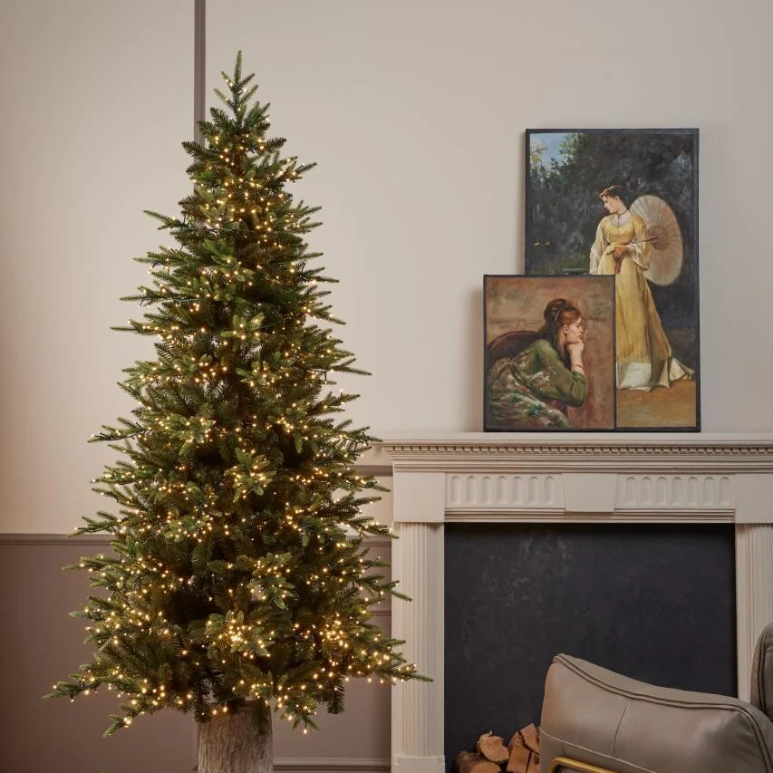 Albero di Natale EDG Luxury New Slim 180 cm con 2000 LED 
