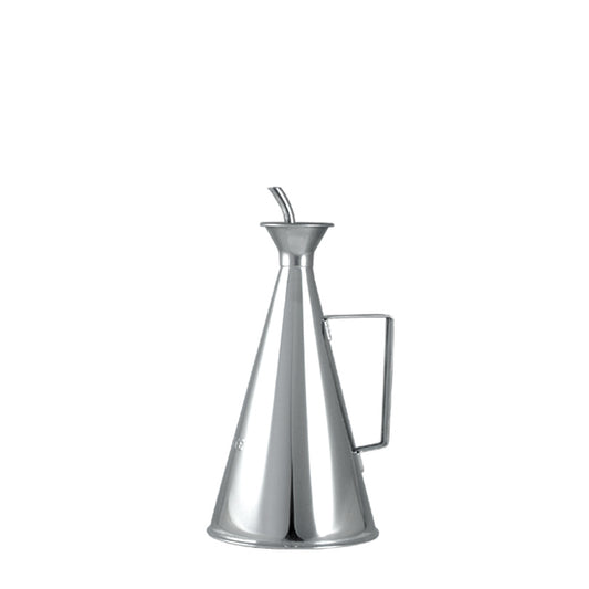 Ampolla per olio in acciaio inox. Capacita: 250 ml Dimensioni: cm 10 x 18 h. In negozio e online su tuttochic.live