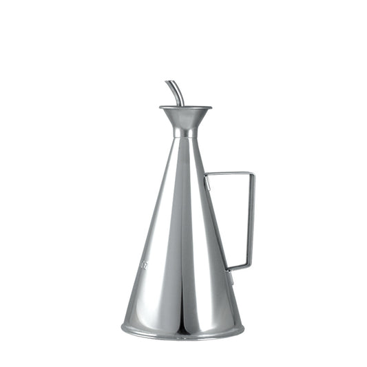 Ampolla per olio in acciaio inox. Capacita: 500 ml Dimensioni: cm 11 x 23 h. In negozio e online su tuttochic.live