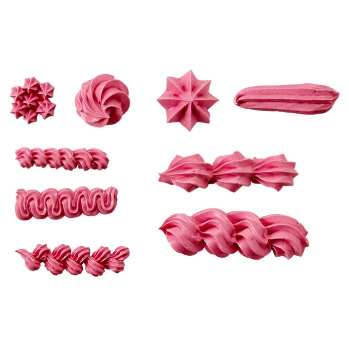 Bocchetta N. 16 a stella per sac a poche in acciaio inox, realizzato in un unico pezzo. Dimensioni: 2,4 x 2,4 x 4,4 cm, Ø 11 mm. In negozio e online su tuttochic.live