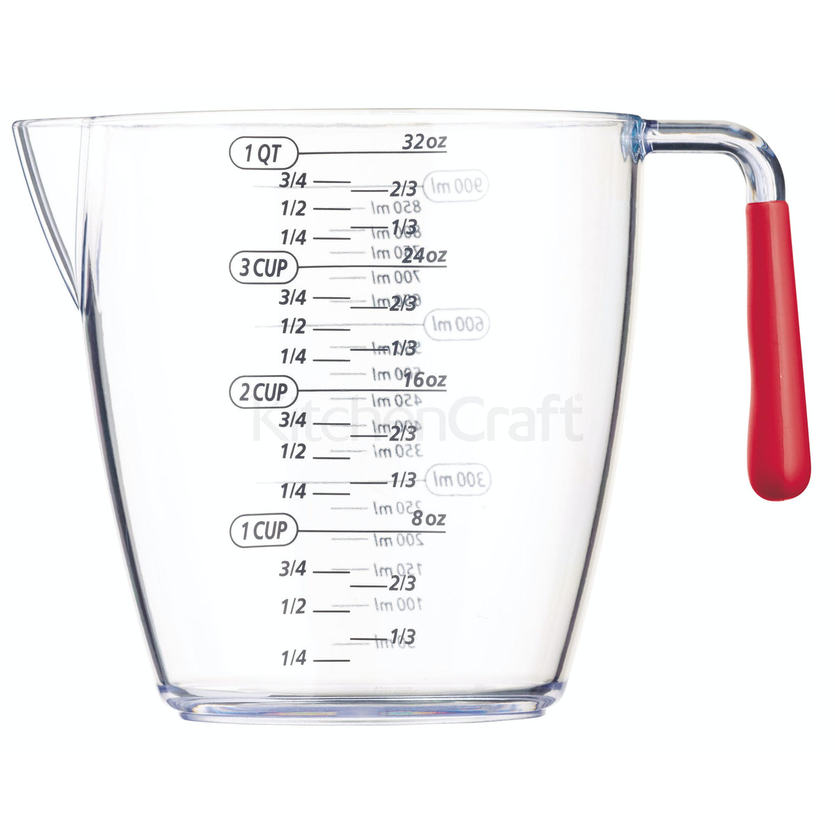 Questo set di tre caraffe di misurazione in acrilico sono ideali per l'uso quando si seleziona le ricette. Le tre dimensioni dei misurini possono essere impilate all'interno di un'altra per lo spazio nella tua cucina. In negozio e online su tuttochic.live
