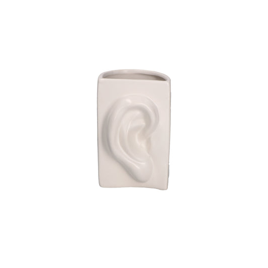 Vaso decorativo in ceramica di colore bianco. Collezione Augusto Dimensioni: cm 9 x 9 x h 14.Ogni pezzo di questa collezione è stato realizzato a mano utilizzando materiali e tecniche artigianali che ne determinano l'originalità. In negozio e online su tuttochic.live