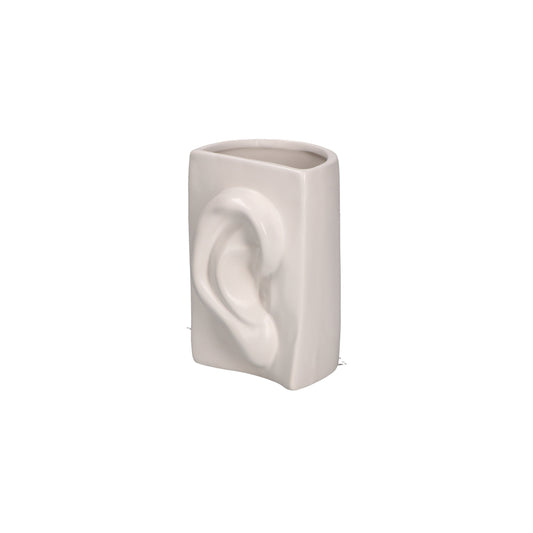 Vaso decorativo in ceramica di colore bianco. Collezione Augusto Dimensioni: cm 9 x 9 x h 14.Ogni pezzo di questa collezione è stato realizzato a mano utilizzando materiali e tecniche artigianali che ne determinano l'originalità. In negozio e online su tuttochic.live