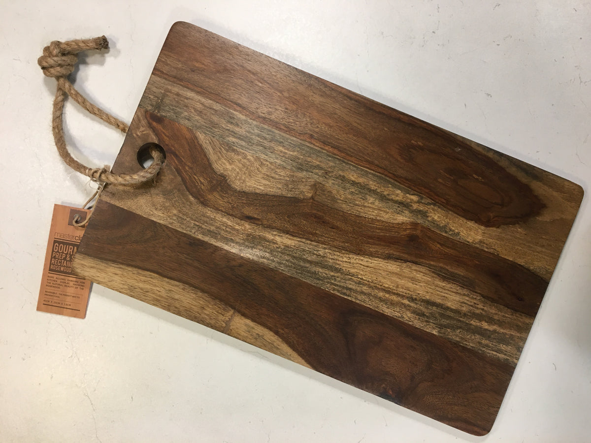Tagliere in legno di Palissandro cm. 41 x 25 x 1,5. Pratico e bello per servire a tavola