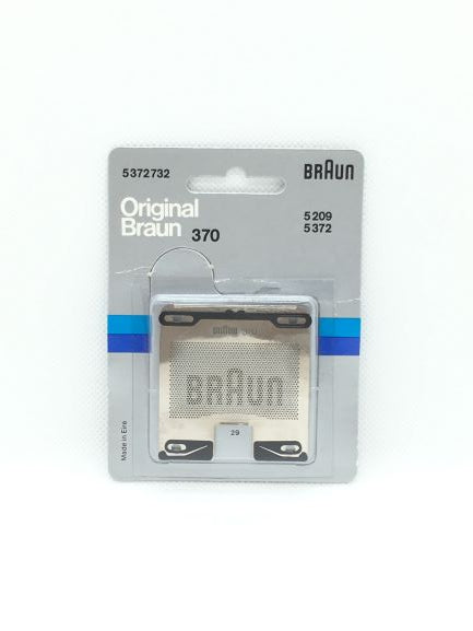Lamina di ricambio 370 per rasoi Braun vintage.Adatta ai seguenti modelli: Braun Standard Braun Compact/S Braun Syncron/S, Deluxe, Standard Braun Sixtant 2002, S/4004. In negozio e online su tuttochic.live