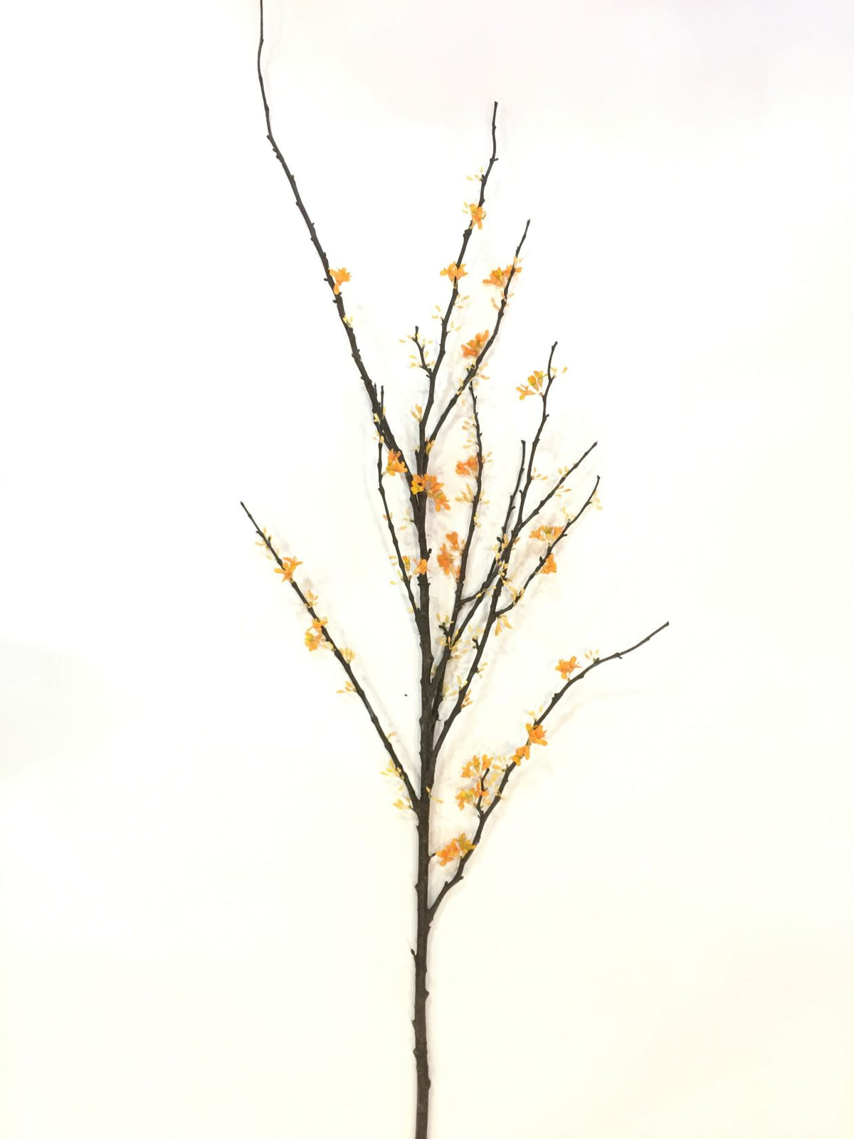 Ramo artificiale di albero di Giuda arancio/giallo. Dimensioni: lunghezza cm 160. In negozio e online su tuttochic.live