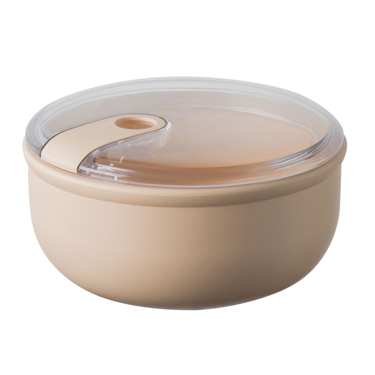 Contenitore ermetico tondo per alimenti con coperchio trasparente, innovativo e brevettato, ideale per la preparazione, la presentazione, il trasporto e la conservazione dei cibi. Utilizzabile in frigo e in forno a microonde. Dimensioni: 15,7 x 15,7 x H 8,2 cm Capacità: 1,8 litri. In negozio e online su tuttochic.live