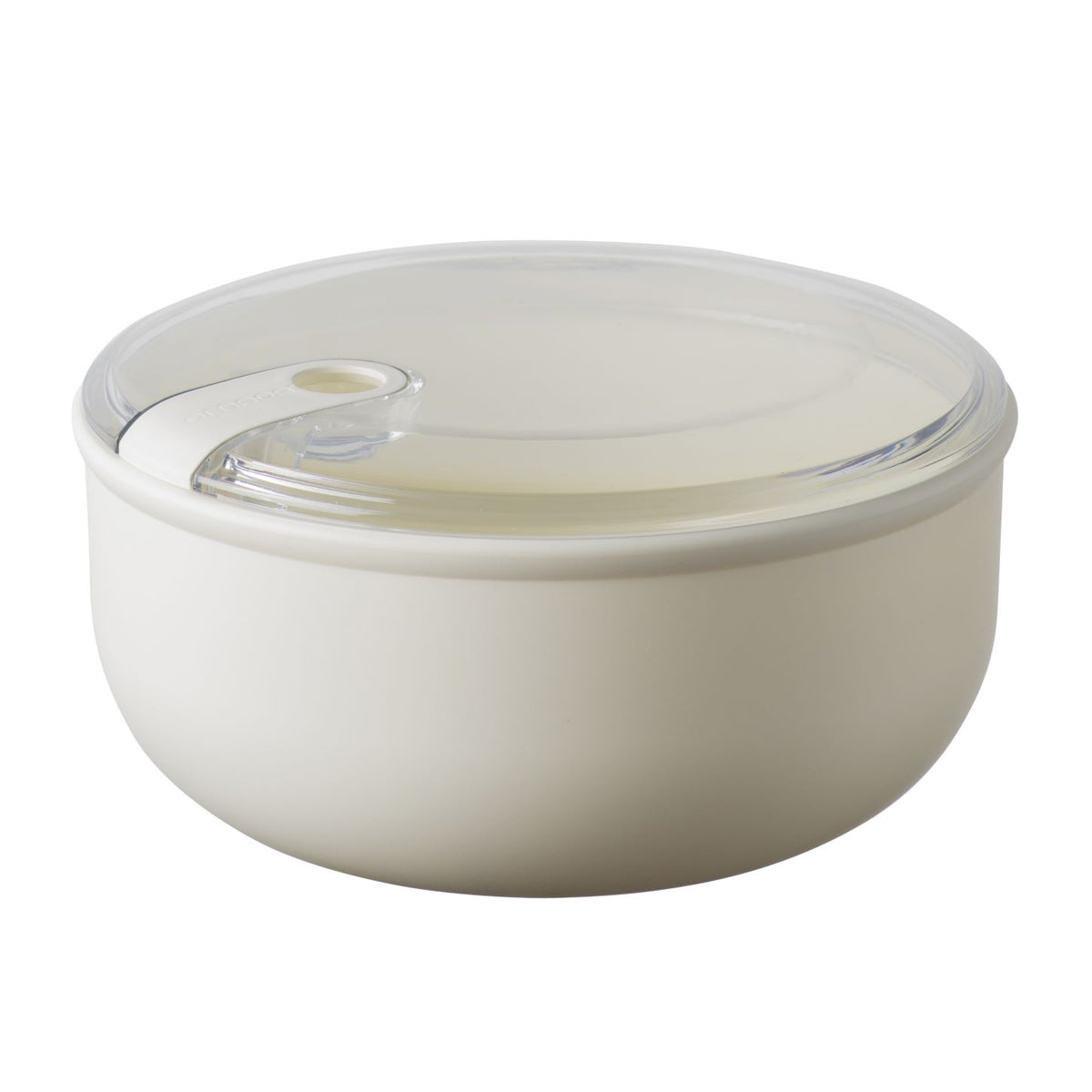 Contenitore ermetico tondo per alimenti con coperchio trasparente, innovativo e brevettato, ideale per la preparazione, la presentazione, il trasporto e la conservazione dei cibi. Utilizzabile in frigo e in forno a microonde. Dimensioni: 20,5 x 20,5 x H 10 cm Capacità: 1,8 litri. In negozio e online su tuttochic.live