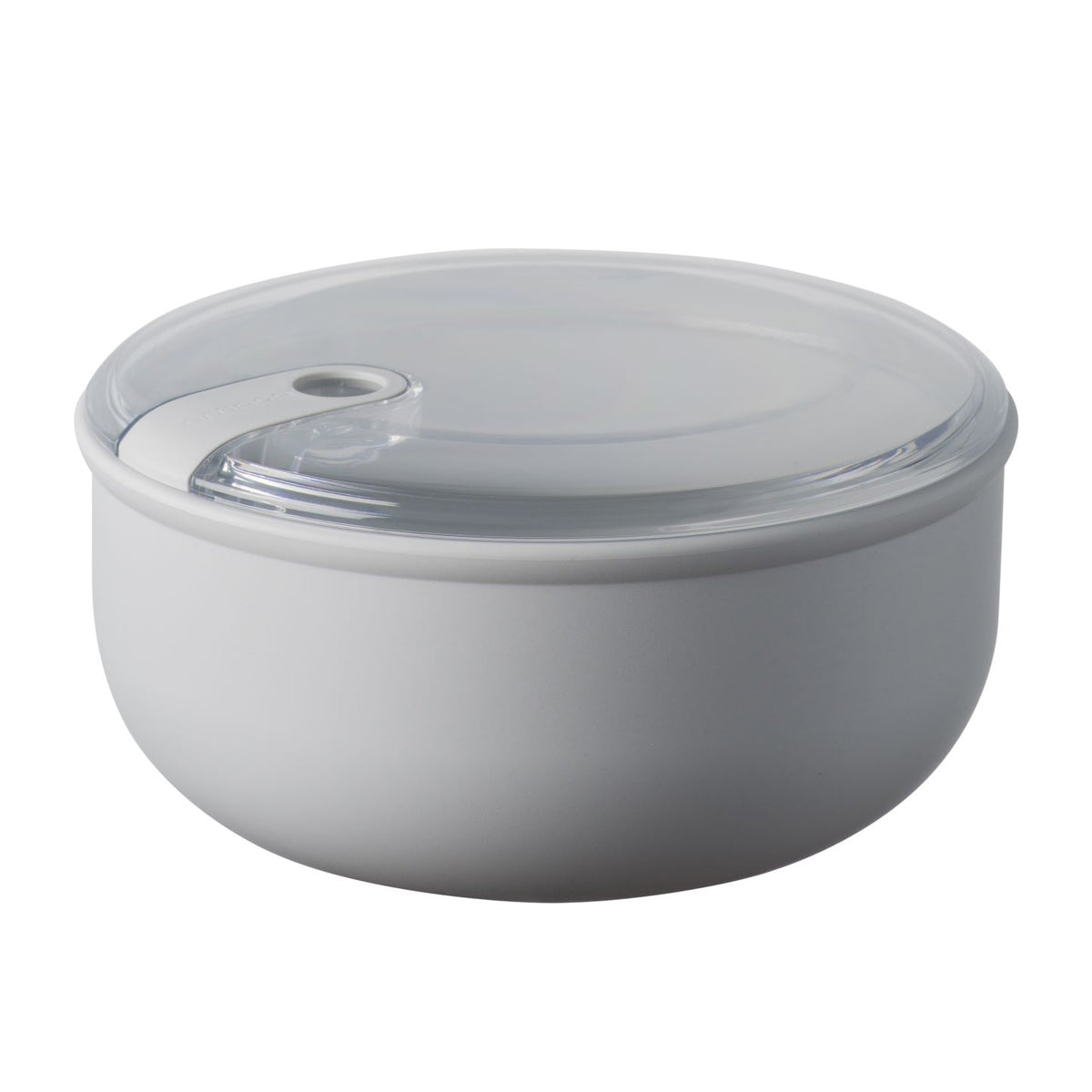 Contenitore ermetico tondo per alimenti con coperchio trasparente, innovativo e brevettato, ideale per la preparazione, la presentazione, il trasporto e la conservazione dei cibi. Utilizzabile in frigo e in forno a microonde. Dimensioni: 20,5 x 20,5 x H 10 cm Capacità: 1,8 litri. In negozio e online su tuttochic.live
