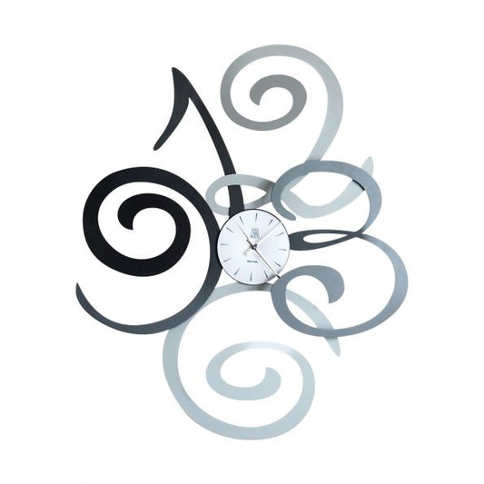 Orologio da parete in metallo in diverse combinazioni di colore Dimensioni: 80 x 93 H Arti & Mestieri