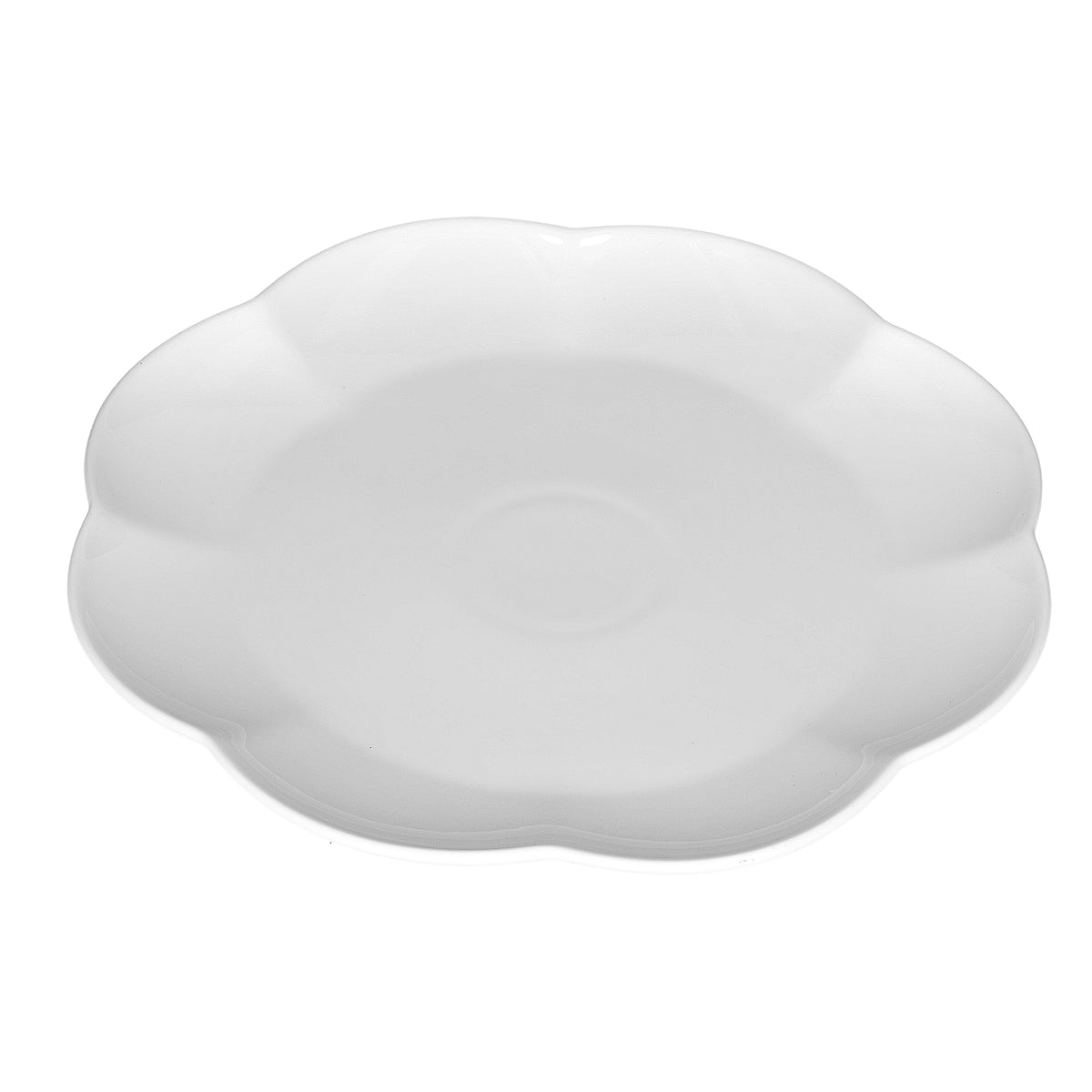 Set di 6 piatti piani in porcellana di colore bianco diam. 26 x 2,5h Lavabile in lavastoviglie Utilizzabile in microonde Utilizzabile in forno tradizionale. In negozio e online su tuttochic.live