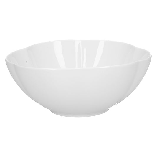 Insalatiera in porcellana bianca diam. 23 h9 cm. Utilizzabile in forno tradizionale, microonde e lavastoviglie. Assapora la gioia dei momenti conviviali. In negozio e online su tutttochic.it