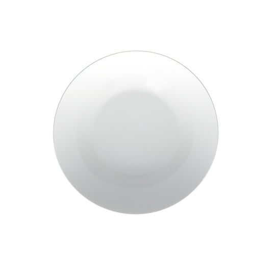 Set di 6 piatti fondi in porcellana di colore bianco diametro cm 20. Lavabile in lavastoviglie Utilizzabile in microonde Utilizzabile in forno tradizionale. In negozio e online su tuttochic.live