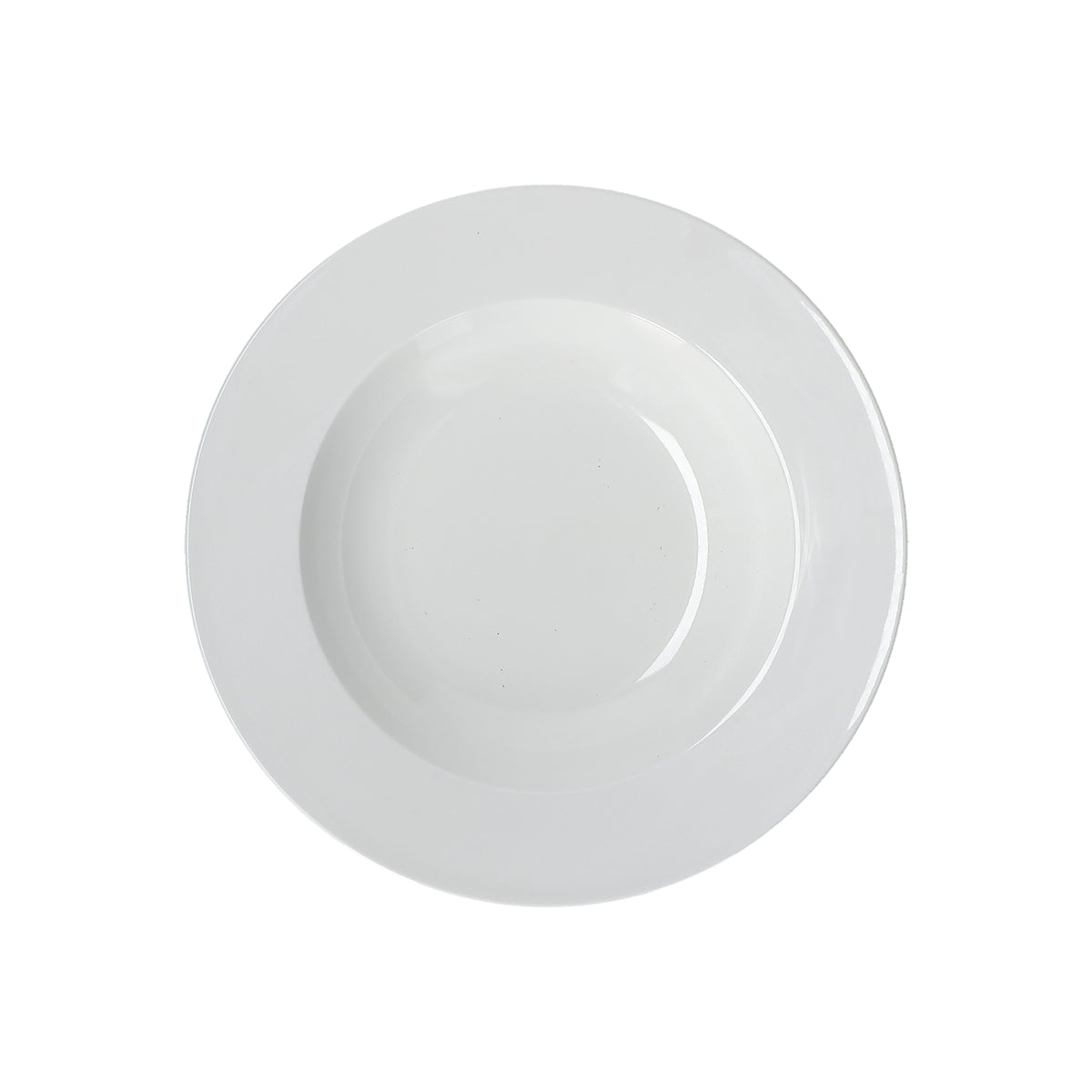 Set di 6 piatti fondi in porcellana di colore bianco diametro cm 23. Lavabile in lavastoviglie Utilizzabile in microonde Utilizzabile in forno tradizionale. In negozio e online su tuttochic.live