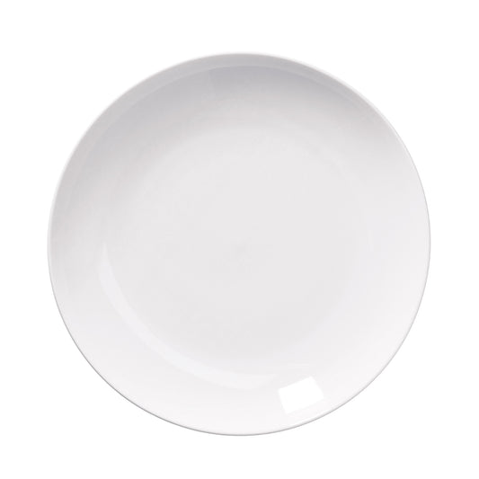 Piatto tondo bowl in porcellana bianca. Linea Gourmet Quando il design incontra il food, la linearità diventa la massima espressione dell’eleganza in tavola. Dimensioni: cm Ø 30 x h 4,4 Utilizzabile in forno a microonde Lavabile in lavastoviglie. In negozio e online su tuttochic.live