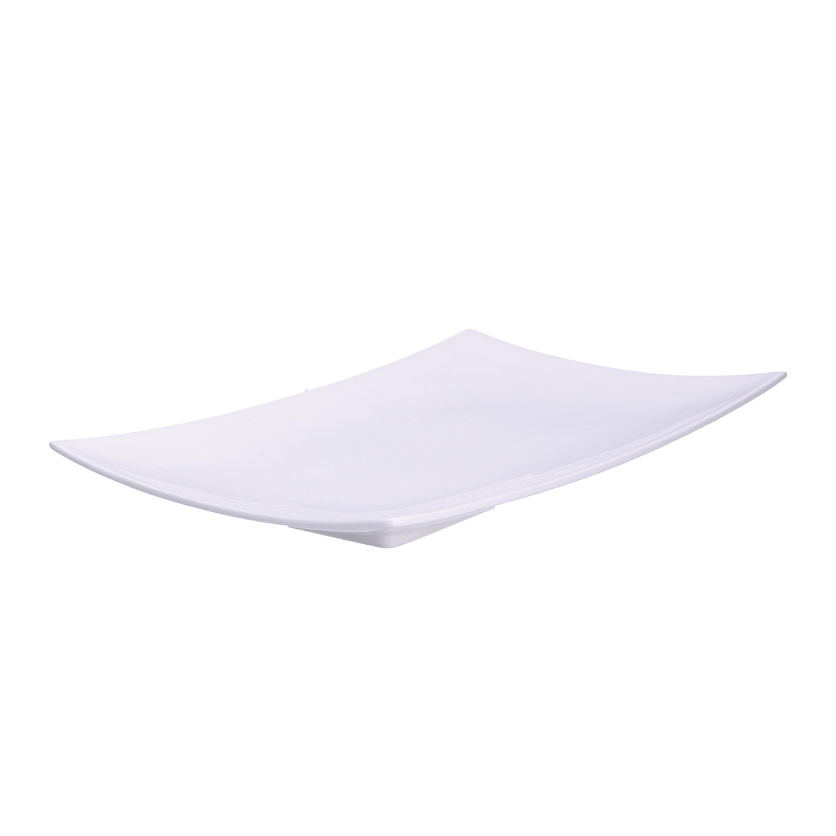 Piatto rettangolare in porcellana bianca. Linea Gourmet Quando il design incontra il food, la linearità diventa la massima espressione dell’eleganza in tavola. Dimensioni: cm 35 x 23 x h 2,4 Utilizzabile in forno a microonde Lavabile in lavastoviglie. In negozio e online su tuttochic.live