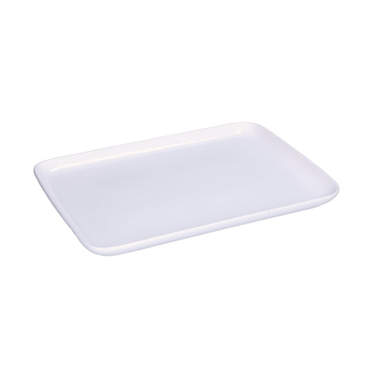 Piatto rettangolare piano in porcellana bianca. Linea Essenziale New Age Quando il design incontra il food, la linearità diventa la massima espressione dell’eleganza in tavola. Dimensioni: cm 30 X 22 X 2,1 h. Utilizzabile in forno a microonde e tradizionale Lavabile in lavastoviglie. In negozio e online su tuttochic.live