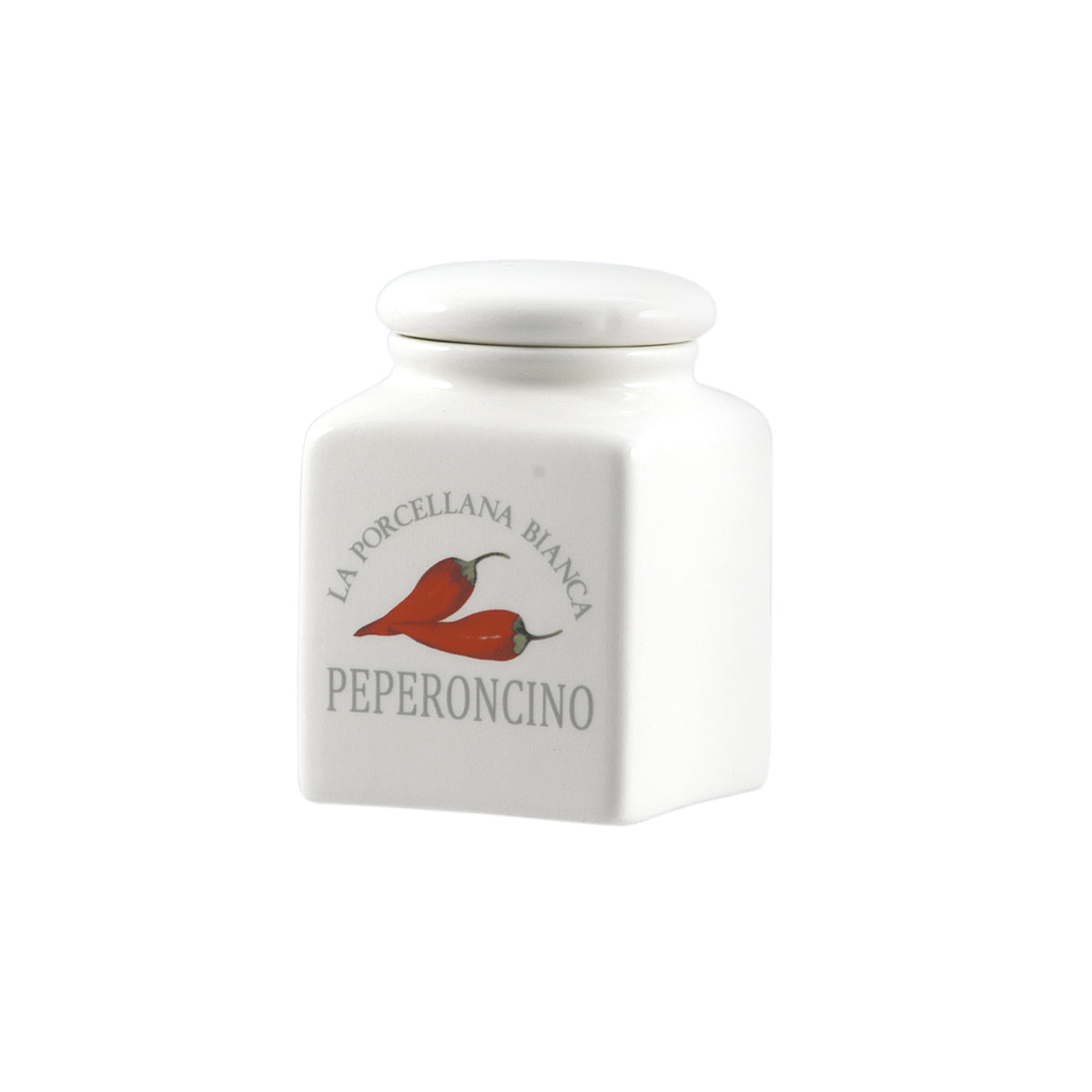 Barattolino in porcellana decorato Peperoncino 175 cc. Dimensioni : 6,5x6xh9 cm Decorati, pratici e utili, caratterizzano ambienti curati in ogni minimo dettaglio. In negozio e online su tuttochic.live
