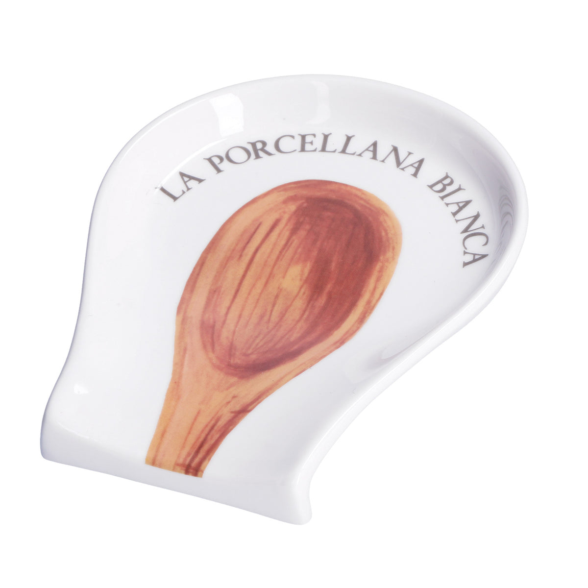 Poggiamestolo in porcellana decorata cm 17 x 14. Lavabile in lavastoviglie. In negozio e online su tuttochic.live