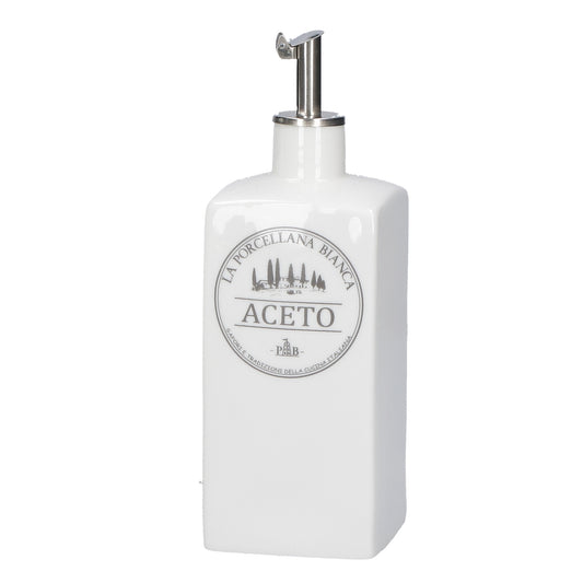 Acetiera in porcellana 250 ml Dimensioni: 6x6xh 15 cl Portano colore in cucina i funzionali barattoli Conserva, con un’intuitiva illustrazione per catalogare spezie, tè, caffè e tisane, tutti dotati di un pratico tappo a chiusura ermetica. Lavabile in lavastoviglie. In negozio e online su tuttochic.live