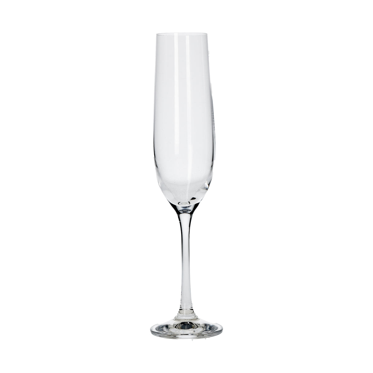 Set 6 calici da spumante in vetro trasparente 190 ml. La linea "Novello", elegante e delicata, trasforma ogni pranzo e cena in un evento speciale. In negozio e online su tutttochic.it