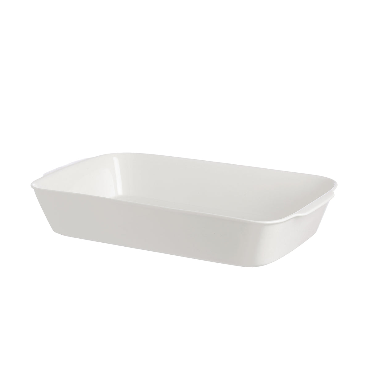 Teglia rettangolare stondata in porcellana bianca. Dimensioni: 24x30xh5 cm Lavastoviglie Microonde Forno tradizionale. In negozio e online su tuttochic.live
