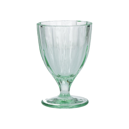 Confezione 6 calici in vetro mela verde cc 300 - Ø 8,5 - h 13 cm. Lavabili in lavastoviglie. In negozio e online su tuttochic.live
