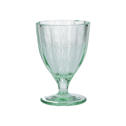 Confezione 6 calici in vetro mela verde cc 300 - Ø 8,5 - h 13 cm. Lavabili in lavastoviglie. In negozio e online su tuttochic.live