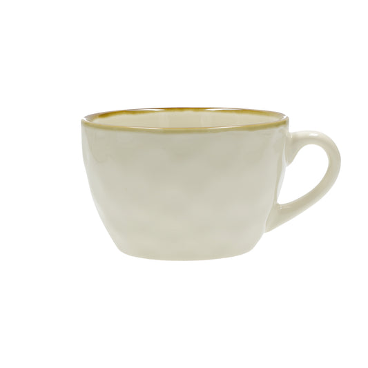 Tazza da colazione in porcellana di colore avorio. Colori e forme moderne si mescolano con armonia ed elementi della tradizione. Dimensioni: Ø 7 cm Materiali: Stoneware