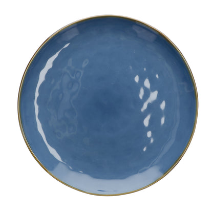 Piatto-Vassoio in porcellana di colore blu avio. Colori e forme moderne si mescolano con armonia ed elementi della tradizione. Dimensioni: Ø 32 cm. In negozio e online su tuttochic.live