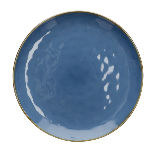 Piatto-Vassoio in porcellana di colore blu avio. Colori e forme moderne si mescolano con armonia ed elementi della tradizione. Dimensioni: Ø 32 cm. In negozio e online su tuttochic.live