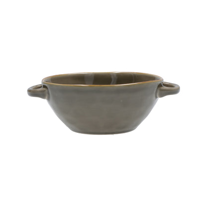 Ciotola per zuppa di colore grigio tortora della linea Concerto. L’apparecchiatura è bellissima tono su tono o nei diversi abbinamenti di colore. In Stoneware Dimensioni: cm 19,5 x 15 x h 6,5 - Capacità: 600 cc. Utilizzabile in lavastoviglie e microonde. Non in forno tradizionale. In negozio e online su tuttochic.live