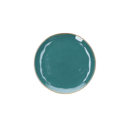 Piatto frutta di colore ottanio della linea Concerto. L’apparecchiatura è bellissima tono su tono o nei diversi abbinamenti di colore. Materiale: Stoneware Dimensioni: Ø 20 cm. Lavabile in lavastoviglie Utilizzabile in microonde Non Utilizzabile in forno tradizionale. In negozio e online su tuttochic.live