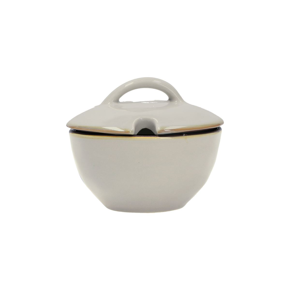 Zuccheriera con coperchio in porcellana di colore grigio perla. Colori e forme moderne si mescolano con armonia ed elementi della tradizione. Dimensioni: Ø 11 cm, 250 cc Materiali: Stoneware Lavabile in lavastoviglie Utilizzabile in microonde. In negozio e online su tuttochic.live