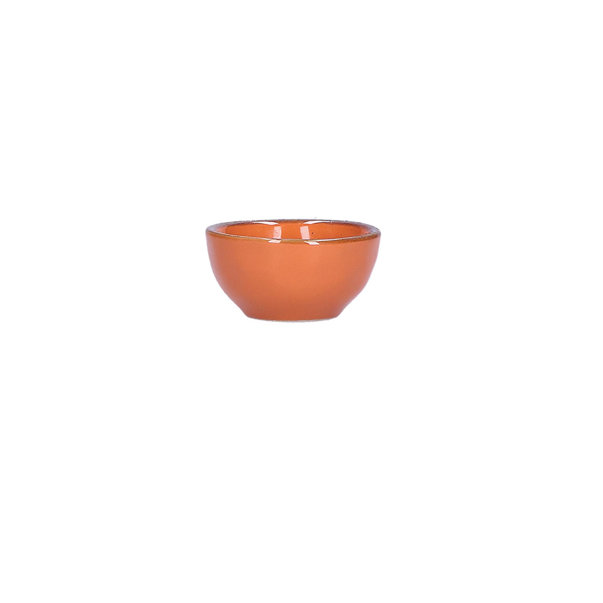 Ciotolina in porcellana di colore arancione. Colori e forme moderne si mescolano con armonia ed elementi della tradizione. Dimensioni: cm Ø 7 x 3,5 h. Materiali: Stoneware Lavabile in lavastoviglie Utilizzabile in microonde Non Utilizzabile in forno tradizionale. In negozio e online su tuttochic.live