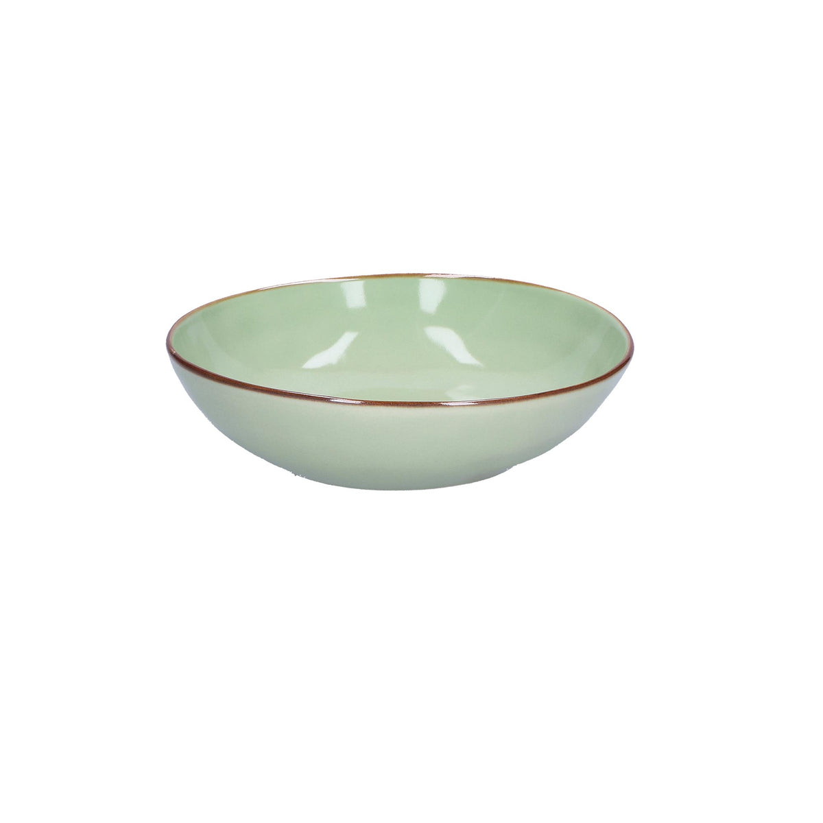 Piatto fondo di colore tè verde della linea Concerto. L’apparecchiatura è bellissima tono su tono o nei diversi abbinamenti di colore. Materiale: Stoneware Dimensioni: Ø 21 cm Lavabile in lavastoviglie Utilizzabile in microonde Non Utilizzabile in forno tradizionale. In negozio e online su tuttochic.live