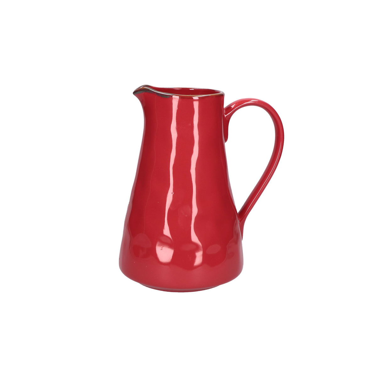 Brocca in porcellana di colore rosso corallo della linea Concerto. L’apparecchiatura è bellissima tono su tono o nei diversi abbinamenti di colore. Materiale: Stoneware Dimensioni:16,5 x h 23 cm Capacità: 1,7 cc Lavabile in lavastoviglie Utilizzabile in microonde.  In negozio e online su tuttochic.live