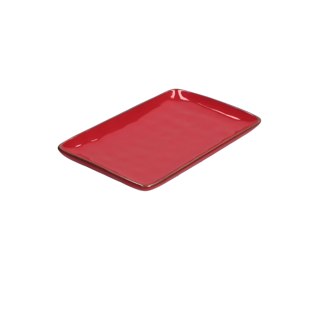 Vassoietto in porcellana di colore rosso corallo. Colori e forme moderne si mescolano con armonia ed elementi della tradizione. Dimensioni: cm 20 x 13. In negozio e online su tuttochic.live
