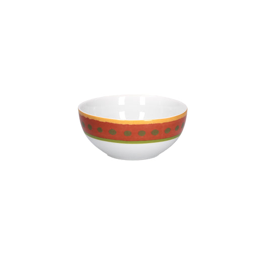Set di 6 ciotole in porcellana decorata. Dimensioni: singola ciotola diametro cm 15 x 6,5 h. Cottage è una collezione perfetta per la stagione autunnale. Il trattamento pittorico e i colori caldi della terra rimandano alle campagne tipiche del mediterraneo. lavastoviglie e microonde. In negozio e online su tuttochic.live