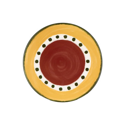 Sottopentola tondo in porcellana decorata. Dimensioni: Ø cm 20. Cottage è una collezione perfetta per la stagione autunnale. Il trattamento pittorico e i colori caldi della terra rimandano alle campagne tipiche del mediterraneo. In negozio e online su tuttochic.live
