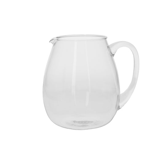 Brocca in acrilico trasparente, per alimenti, lavabile in lavastoviglie. Capacità: lt. 2,5 Dimensioni: ø 20 x h 20 cm. In negozio e online su tuttochic.live