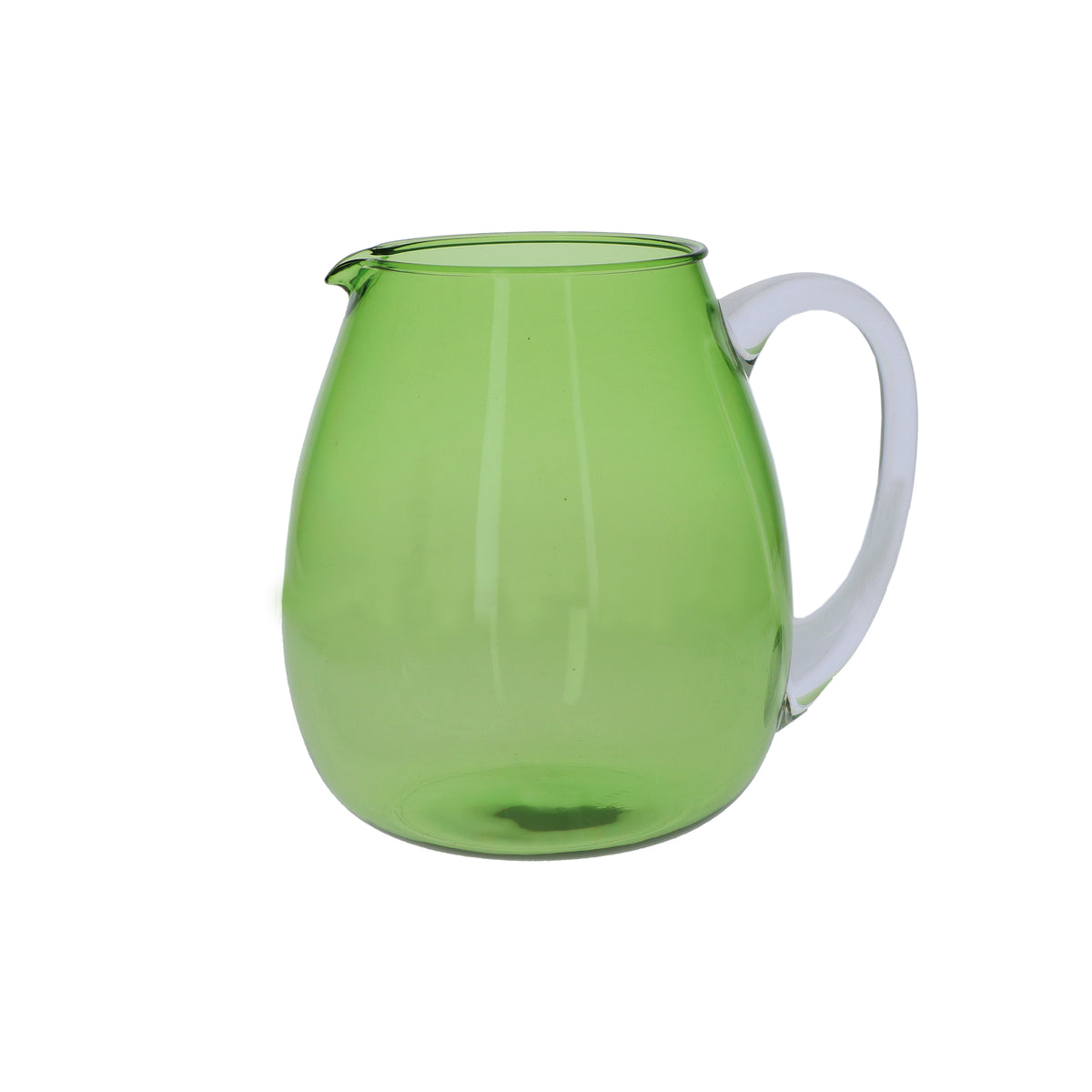 Brocca in acrilico color lime, per alimenti, lavabile in lavastoviglie. Capacità: lt. 2,5 Dimensioni: ø 20 x h 20 cm. In negozio e online su tuttochic.live